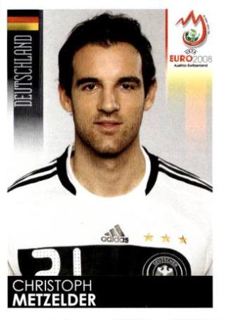 Christoph Metzelder – UEFA Euro 2008 Austria-Switzerland, Nr. 210