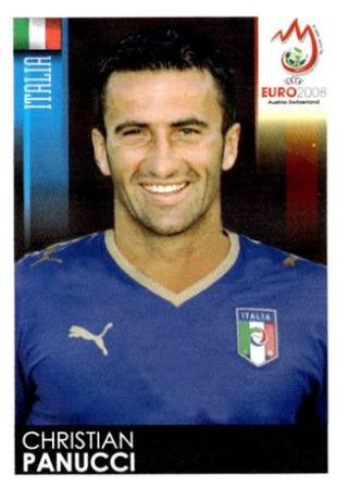 Christian Panucci – UEFA Euro 2008 Austria-Switzerland, Nr. 288