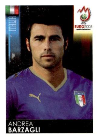 Andrea Barzagli – UEFA Euro 2008 Austria-Switzerland, Nr. 290