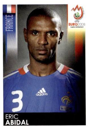 Éric Abidal – UEFA Euro 2008 Austria-Switzerland, Nr. 341