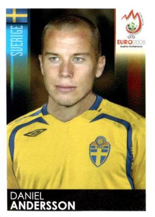 Daniel Andersson – UEFA Euro 2008 Austria-Switzerland, Nr. 398