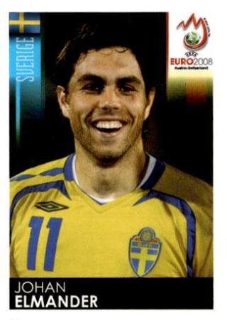 Johan Elmander – UEFA Euro 2008 Autriche/Suisse, n° 405