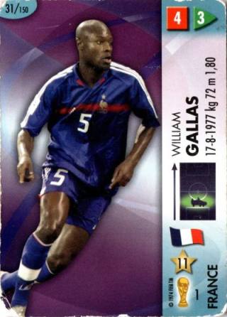 William Gallas – GOAAAL! FIFA World Cup 2006 Germany, Nr. 31
