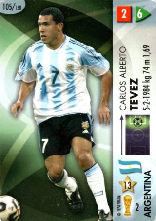 Carlos Tévez – GOAAAL! FIFA World Cup 2006 Germany, Nr. 105