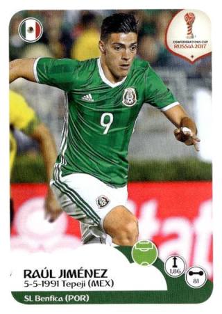 Raúl Jiménez – FIFA Confederation Cup Russia 2017, Nr. 138