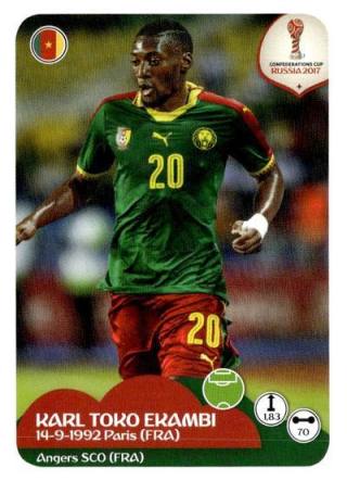 Karl Toko Ekambi – FIFA Confederation Cup Russia 2017, n. 173