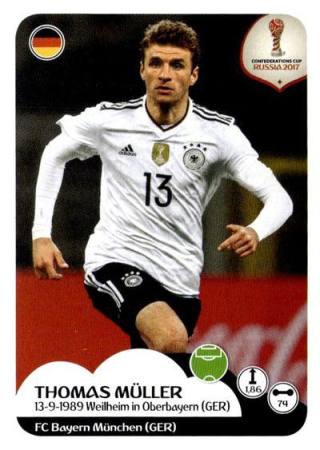 Thomas Müller – FIFA Confederation Cup Russia 2017, Nr. 254