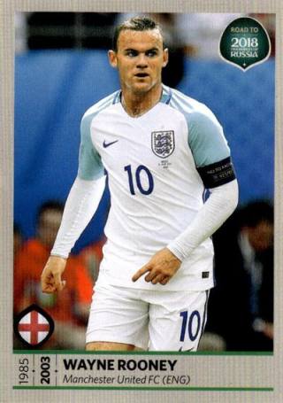 Wayne Rooney – Road to FIFA World Cup 2018  Russia, Nr. 61