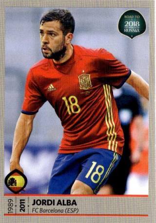 Jordi Alba – Road to FIFA World Cup 2018  Russia, Nr. 69