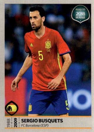 Sergio Busquets – Road to FIFA World Cup 2018  Russia, Nr. 72