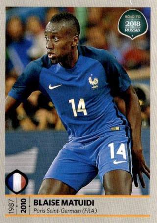 Blaise Matuidi – Road to FIFA World Cup 2018  Russia, n.º 88