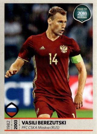 Wassili Wladimirowitsch Beresuzki – Road to FIFA World Cup 2018  Russia, Nr. 178