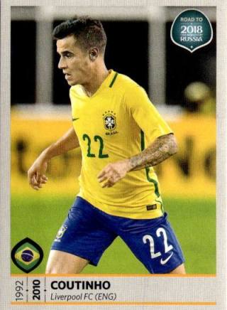 Philippe Coutinho – Road to FIFA World Cup 2018  Russia, Nr. 316