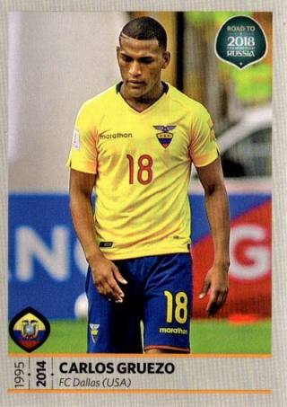 Carlos Gruezo (Fußballspieler, 1995) – Road to FIFA World Cup 2018  Russia, Nr. 359