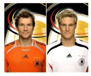 Jens Lehmann / Marcell Jansen – Deutsches Nationalteam 2006, no. 182