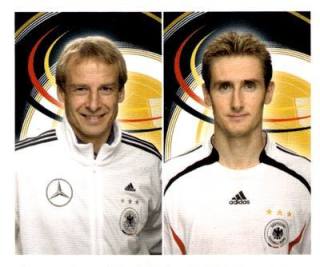 Jürgen Klinsmann / Miroslav Klose – Deutsches Nationalteam 2006, Nr. 184
