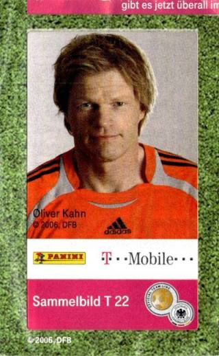 Oliver Kahn – Deutsches Nationalteam 2006, Nr. T22