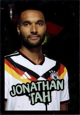 Jonathan Tah – Offizielles DFB-Sammelalbum 2026, Nr. 72