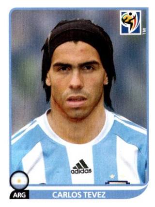 Carlos Tévez – FIFA World Cup 2010 South Africa, Nr. 124
