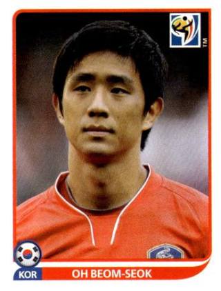 Oh Beom-seok – FIFA World Cup 2010 South Africa, Nr. 152