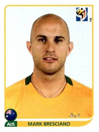 Mark Bresciano – FIFA World Cup 2010 South Africa, Nr. 289