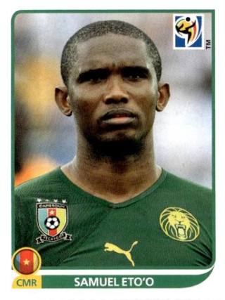 Samuel Eto’o – FIFA World Cup 2010 South Africa, Nr. 408