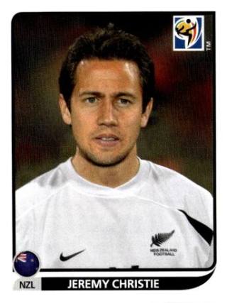 Jeremy Christie – FIFA World Cup 2010 South Africa, Nr. 460