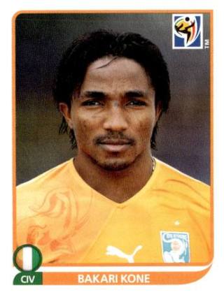 Bakari Koné – FIFA World Cup 2010 South Africa, Nr. 540