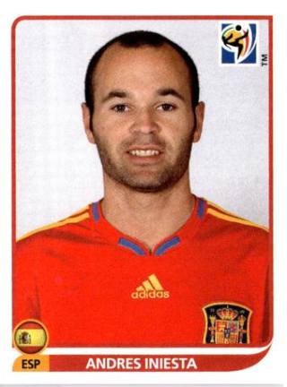 Andrés Iniesta – FIFA World Cup 2010 South Africa, Nr. 577