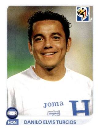 Danilo Turcios – FIFA World Cup 2010 South Africa, Nr. 613