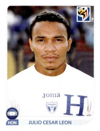 Julio César de León – FIFA World Cup 2010 South Africa, Nr. 615