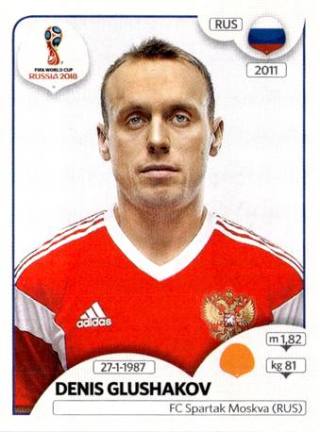 Denis Borissowitsch Gluschakow – FIFA World Cup 2018 Russia, Nr. 42