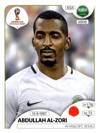 Abdullah Mohammed Abdullah Al-Zori Al-Dosari – FIFA World Cup 2018 Russia, Nr. 56