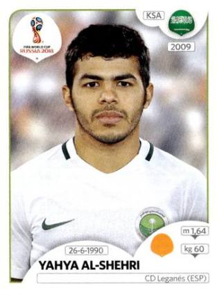 Yahya Al-Shehri – FIFA World Cup 2018 Russia, Nr. 66