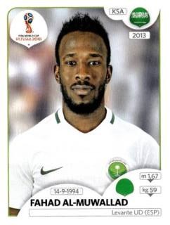 Fahad Al-Muwallad – FIFA World Cup 2018 Russia, Nr. 71