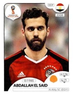 Abdallah Said – FIFA World Cup 2018 Russia, Nr. 87