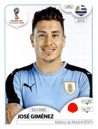 José María Giménez – FIFA World Cup 2018 Russia, no. 98