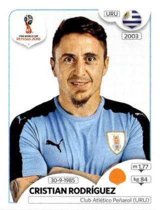 Cristian Rodríguez – FIFA World Cup 2018 Russia, Nr. 106