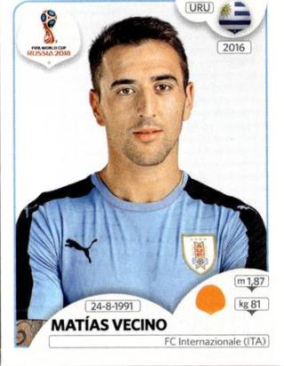 Matías Vecino – FIFA World Cup 2018 Russia, Nr. 107