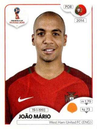 João Mário – FIFA World Cup 2018 Russia, Nr. 122