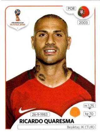 Ricardo Quaresma – FIFA World Cup 2018 Russia, Nr. 126