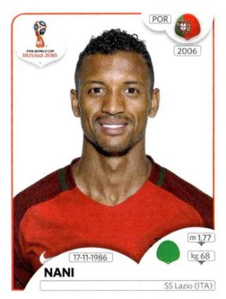 Nani – FIFA World Cup 2018 Russia, Nr. 131