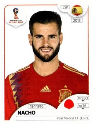 Nacho Fernández – FIFA World Cup 2018 Russia, Nr. 136