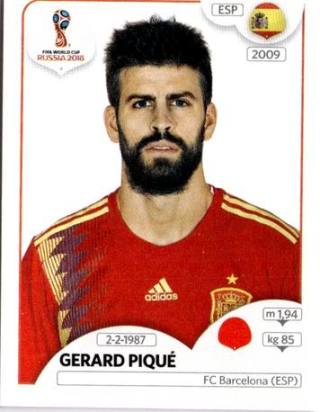 Gerard Piqué – FIFA World Cup 2018 Russia, Nr. 138