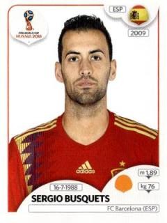 Sergio Busquets – FIFA World Cup 2018 Russia, Nr. 141