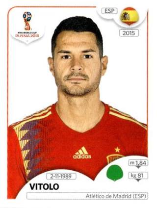 Vitolo – FIFA World Cup 2018 Russia, Nr. 150