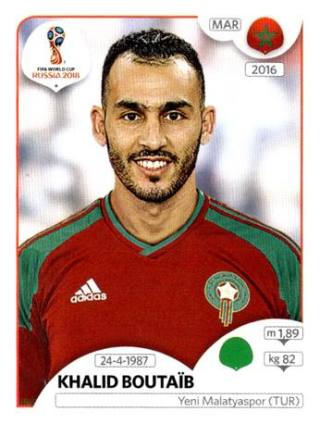 Khalid Boutaïb – FIFA World Cup 2018 Russia, Nr. 168