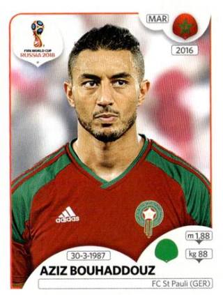 Aziz Bouhaddouz – FIFA World Cup 2018 Russia, Nr. 170