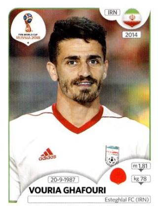 Vouria Ghafouri – FIFA World Cup 2018 Russia, Nr. 176