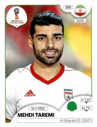 Mehdi Taremi – FIFA World Cup 2018 Russia, Nr. 188